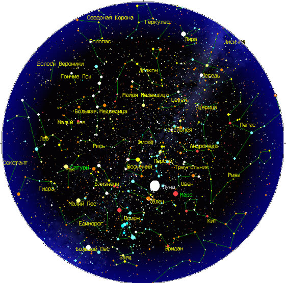 Meteoweb карта звездного